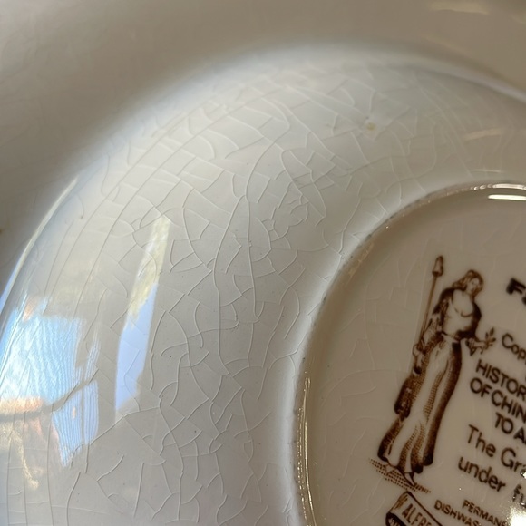 2 Alfred Meakin Fair Winds Staffordshire England Brown european soup bowls - Picture 9 of 10